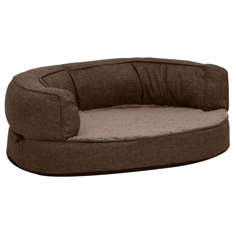 vidaXL matelas de lit pour chien Tissu