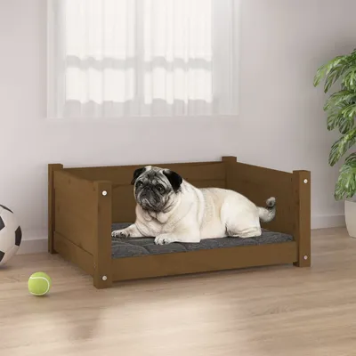 vidaXL lit pour chien Bois de pin vidaXL lit pour chien Bois de pin
