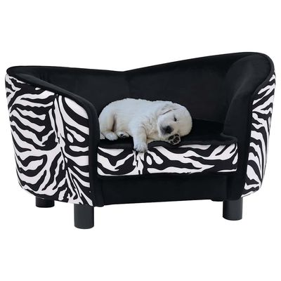 vidaXL canapé pour chien Peluche