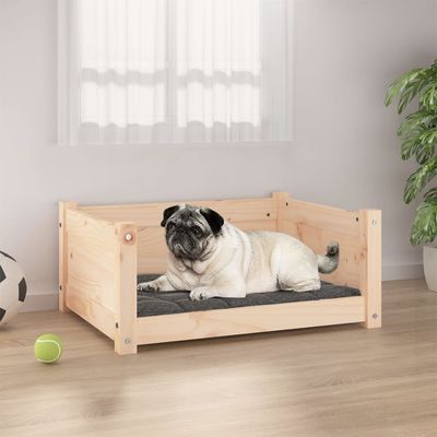 vidaXL lit pour chien Bois de pin massif