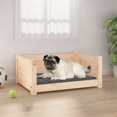 vidaXL lit pour chien Bois de pin vidaXL lit pour chien Bois de pin