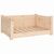 vidaXL lit pour chien Bois de pin