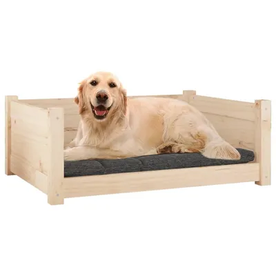 vidaXL lit pour chien Bois de pin vidaXL lit pour chien Bois de pin