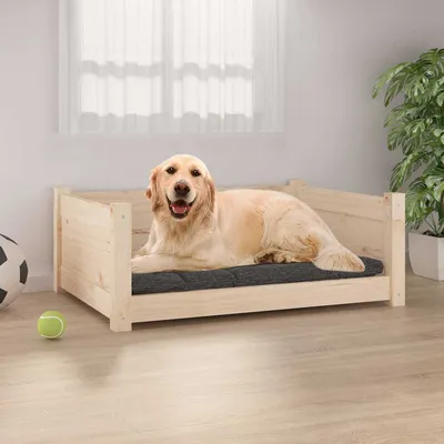vidaXL lit pour chien Bois de pin vidaXL lit pour chien Bois de pin