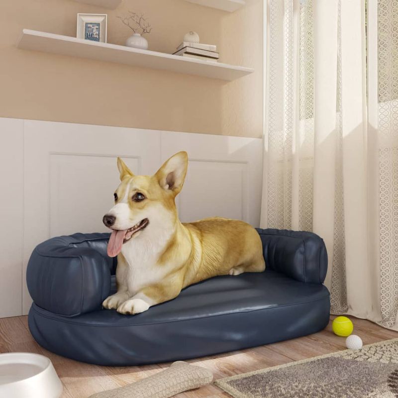 vidaXL lit pour chien Cuir artificiel