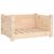 vidaXL lit pour chien Bois de pin