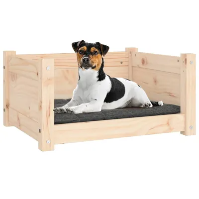 vidaXL lit pour chien Bois de pin