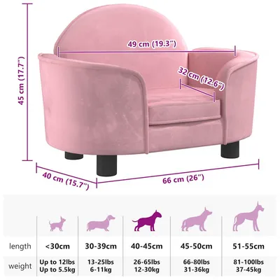 vidaXL lit pour chien Velours vidaXL lit pour chien Velours