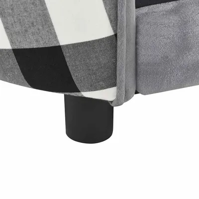 vidaXL canapé pour chien Peluche