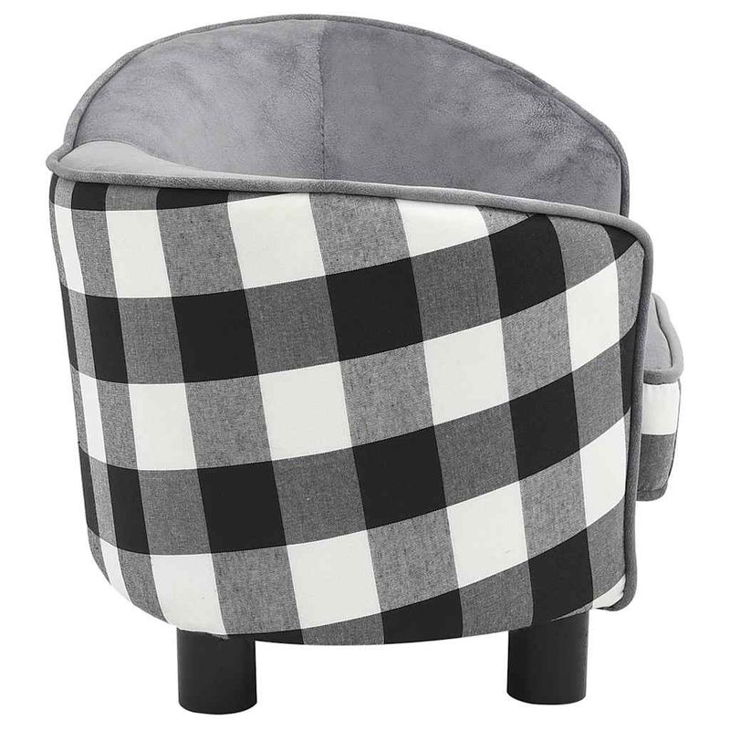 vidaXL canapé pour chien Peluche