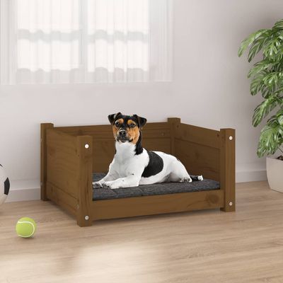 vidaXL lit pour chien Bois de pin massif