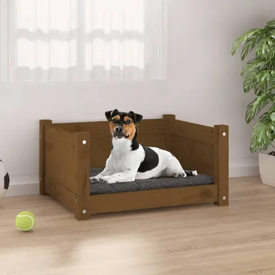 vidaXL lit pour chien Bois de pin vidaXL lit pour chien Bois de pin