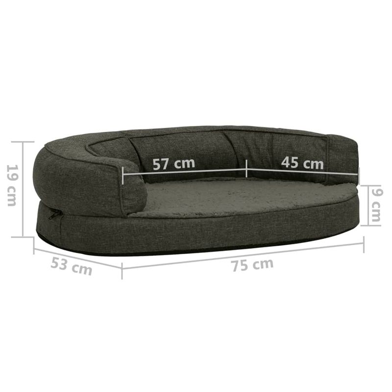vidaXL matelas de lit pour chien