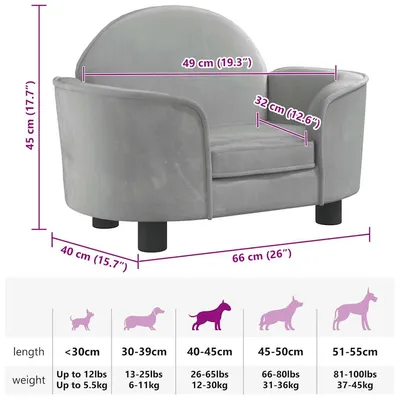 vidaXL lit pour chien Velours vidaXL lit pour chien Velours
