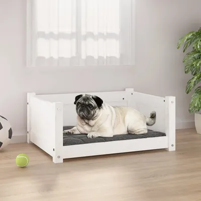 vidaXL lit pour chien Bois de pin vidaXL lit pour chien Bois de pin
