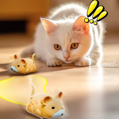 Zoomtopia Jouet électrique couineur pour chat