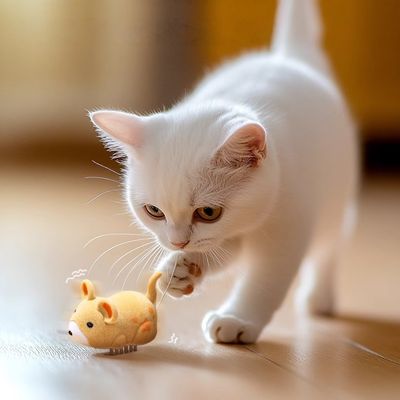 Zoomtopia Jouet électrique couineur pour chat