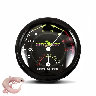 ZooVenture Thermohygromètre analogique pour reptiles et amphibiens