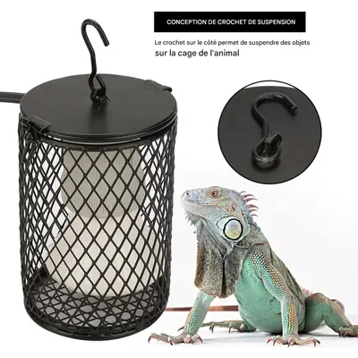ZooVenture bande de protection pour lampes chauffantes reptiles sans lampe