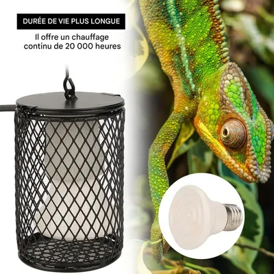 ZooVenture bande de protection pour lampes chauffantes reptiles sans lampe