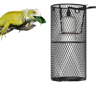 ZooVenture Tira protectora para lámparas de calor para reptiles sin lámpara