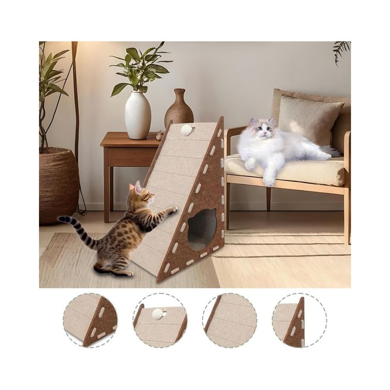 ZooVenture Griffoir en feutre pour chat