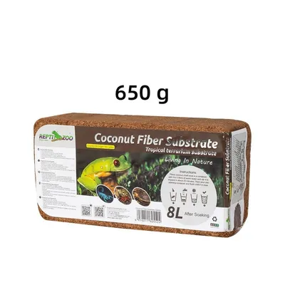 ZooVenture Litière en coque de coco pour reptiles et amphibiens