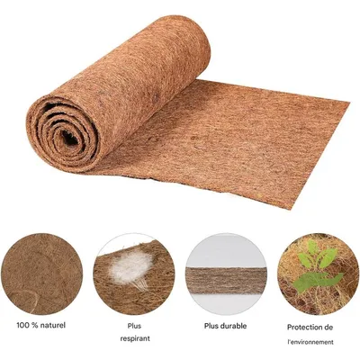 ZooVenture Alfombra de fibra de coco natural para conejos y hámsteres