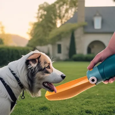 Zoomtopia Bouteille d'eau en forme de toucan pour animal domestique