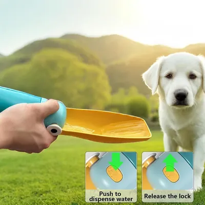 Zoomtopia Botella de agua para mascotas con forma de tucán