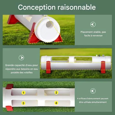 ZooVenture Biberon automatique pour volailles