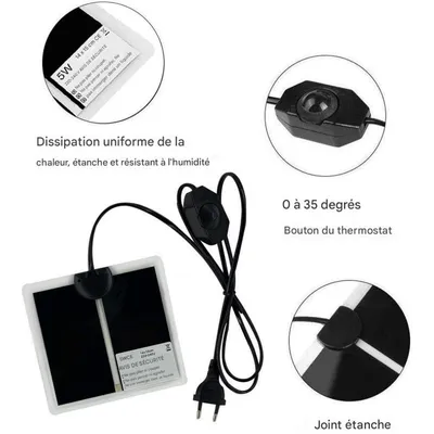 ZooVenture Tapis Chauffant Pour Reptile