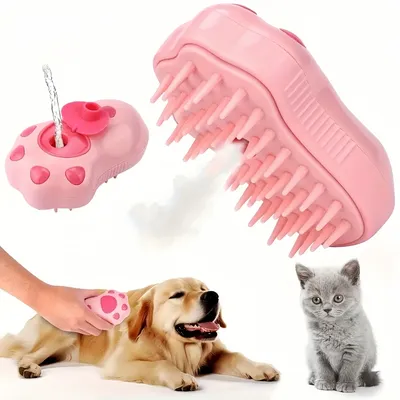 Zoomtopia Brosse à vapeur multifonctionnelle pour animaux de compagnie