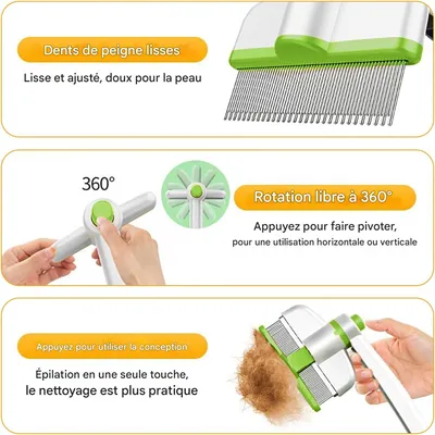 Rocky Brosse rotative pour chat et petit chien