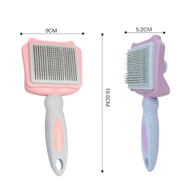 ZooVenture Brosse autonettoyante pour animaux de compagnie