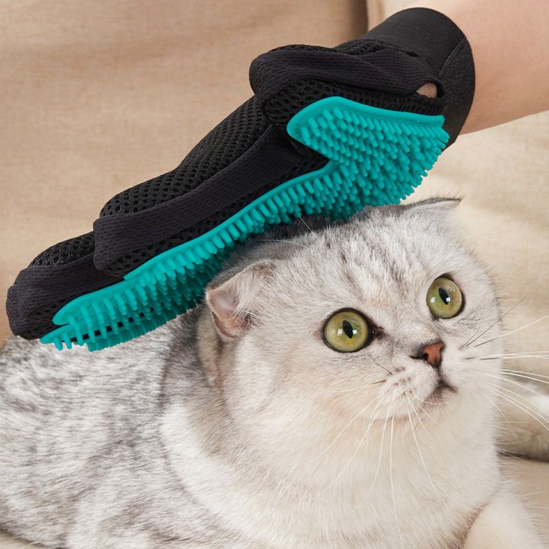 Rocky Paws  Gant toilettage 4 en 1 – Soin facile pour animaux