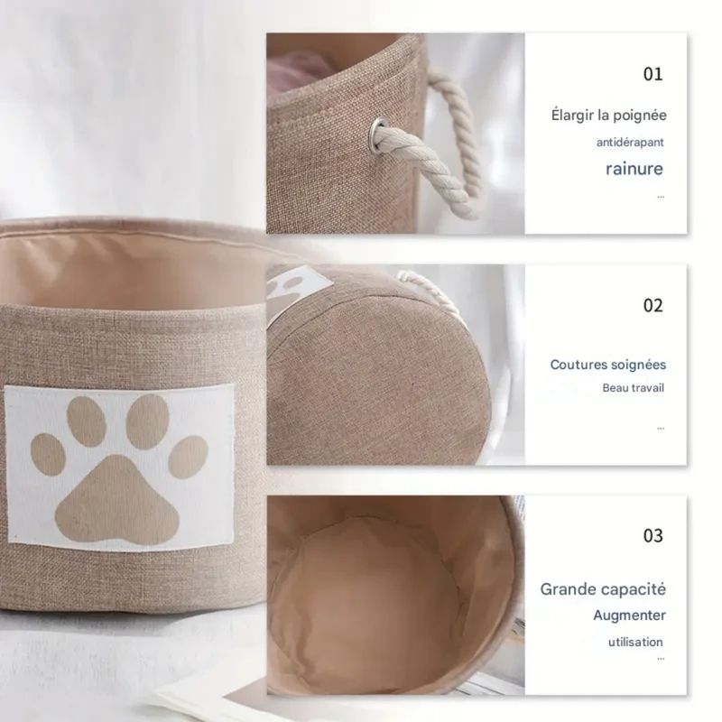 Zoomtopia Panier de rangement pour jouets
