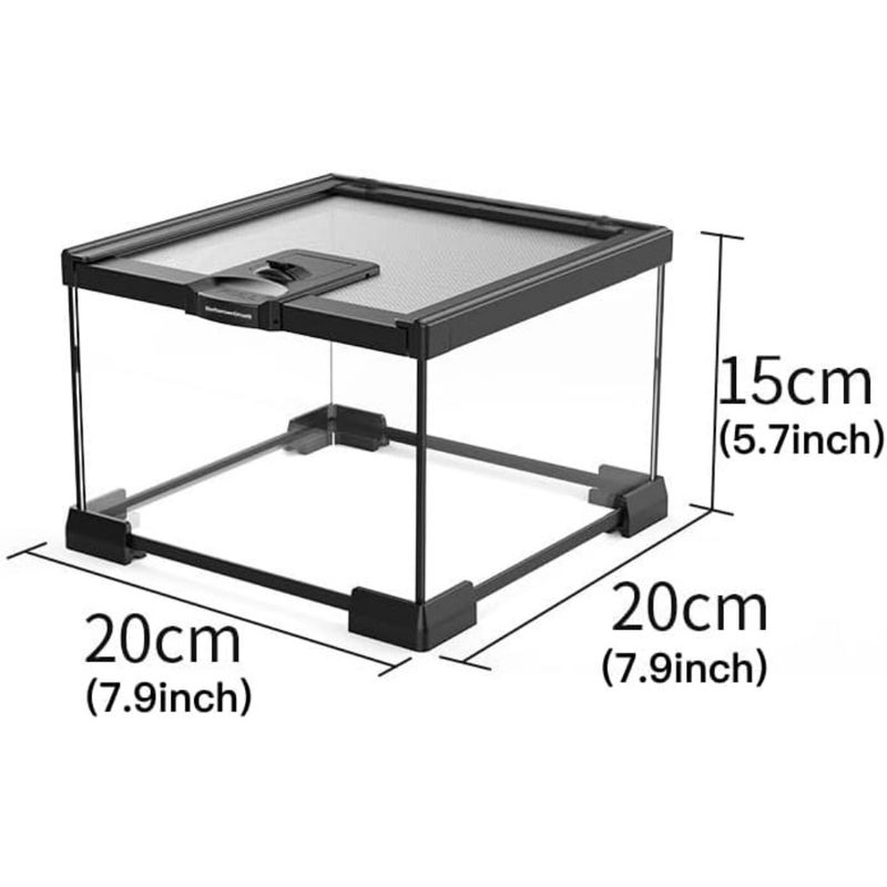 ZooVenture Mini terrarium en verre pour reptiles