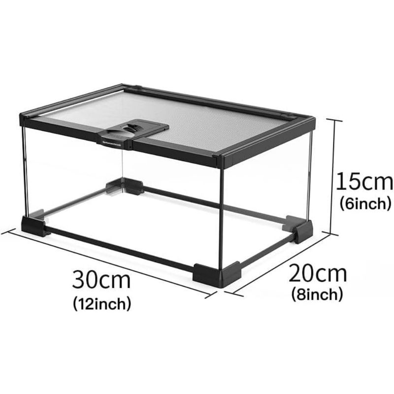 ZooVenture Mini terrarium en verre pour reptiles