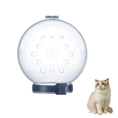 ZooVenture Cubierta transparente con forma de cabeza de gato