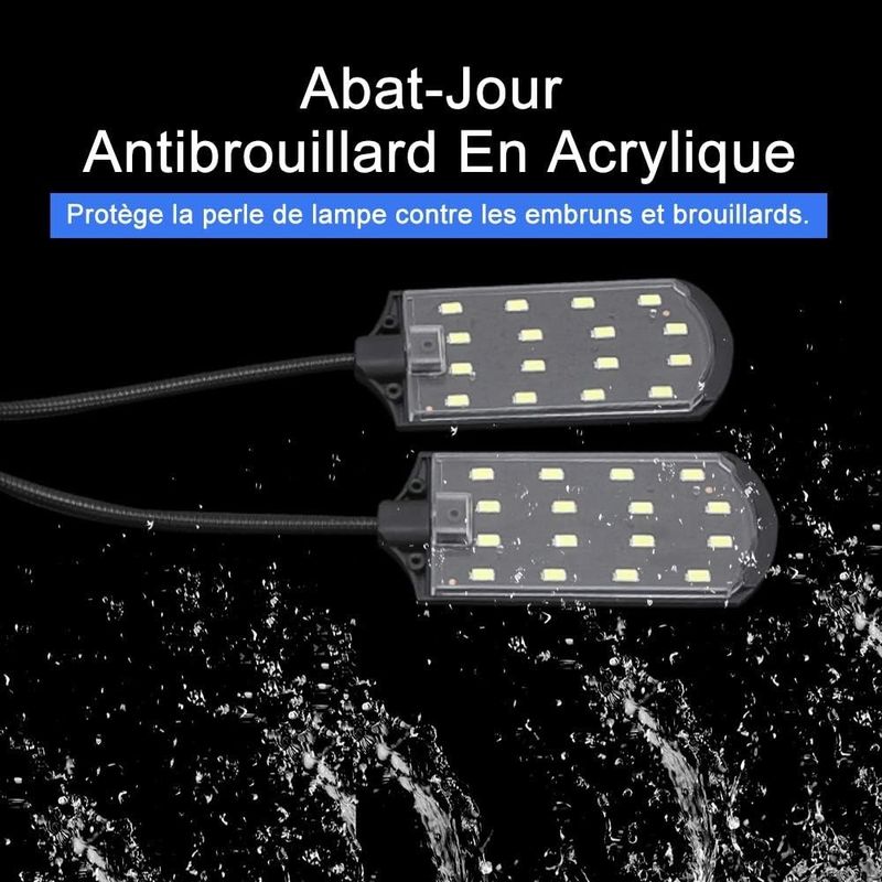ZooVenture Led Lumière Deux Têtes D'Aquarium Pour Réservoir De Poissons