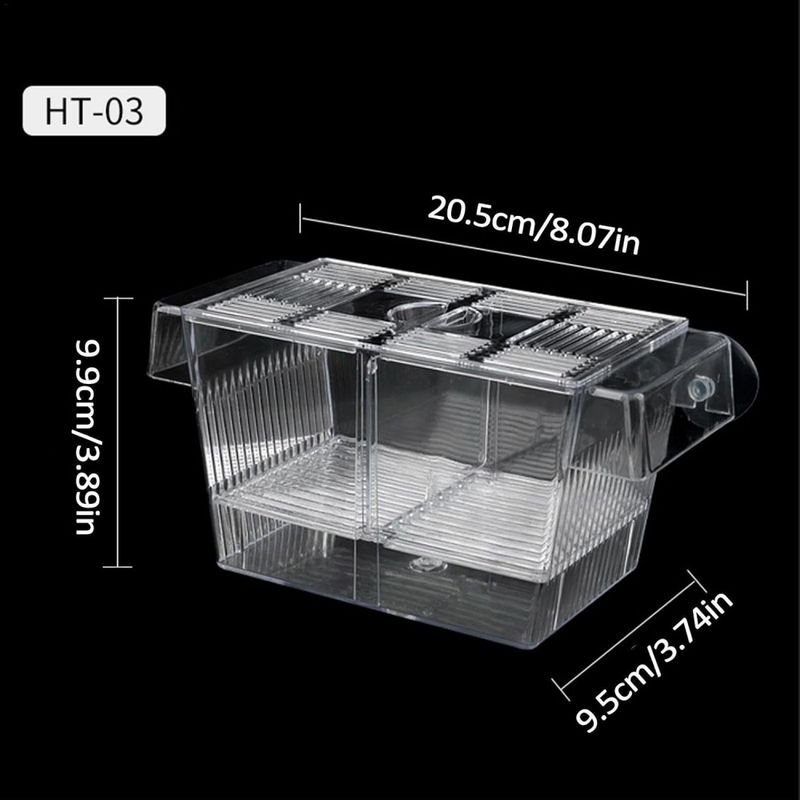 ZooVenture Boîte D'Isolement Transparente Pour Aquarium