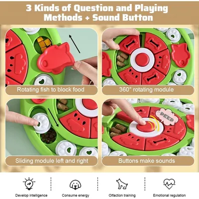 Zoomtopia Jouet pour chien et chat Boosteur d'Intelligence