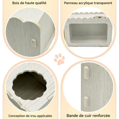 ZooVenture Maison Pour Hamster Multi - Chambres Pour Petits Animaux
