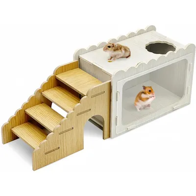 ZooVenture Maison Pour Hamster Multi - Chambres Pour Petits Animaux