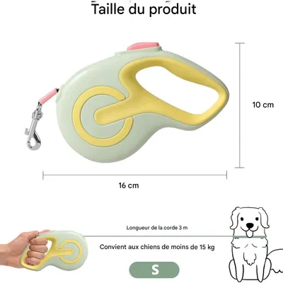 ZooVenture Laisse rétractable pour chien