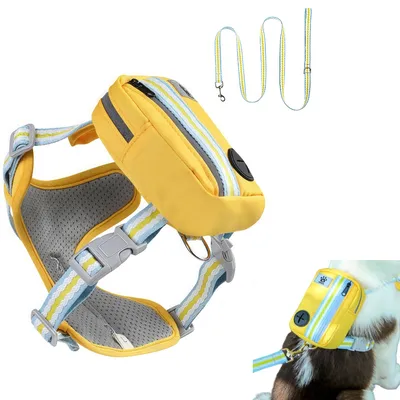 Zoomtopia Laisse pour chien avec sac à dos Zoomtopia Laisse pour chien avec sac à dos