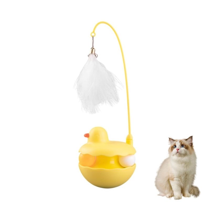 ZooVenture Jouet de chat en forme de canard
