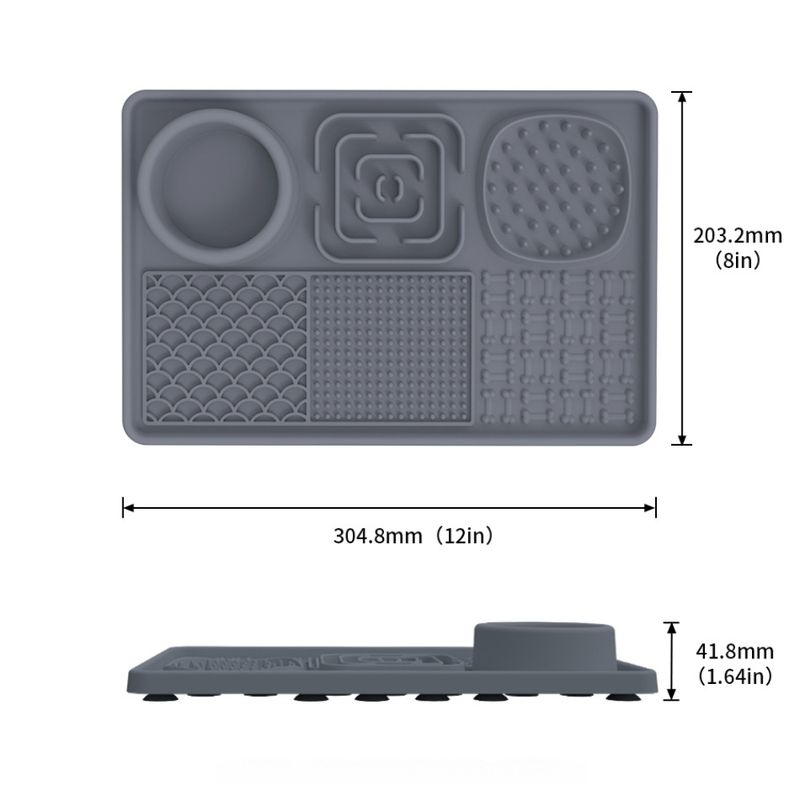 Zoomtopia Tapis Slow Food pour chiens et chats