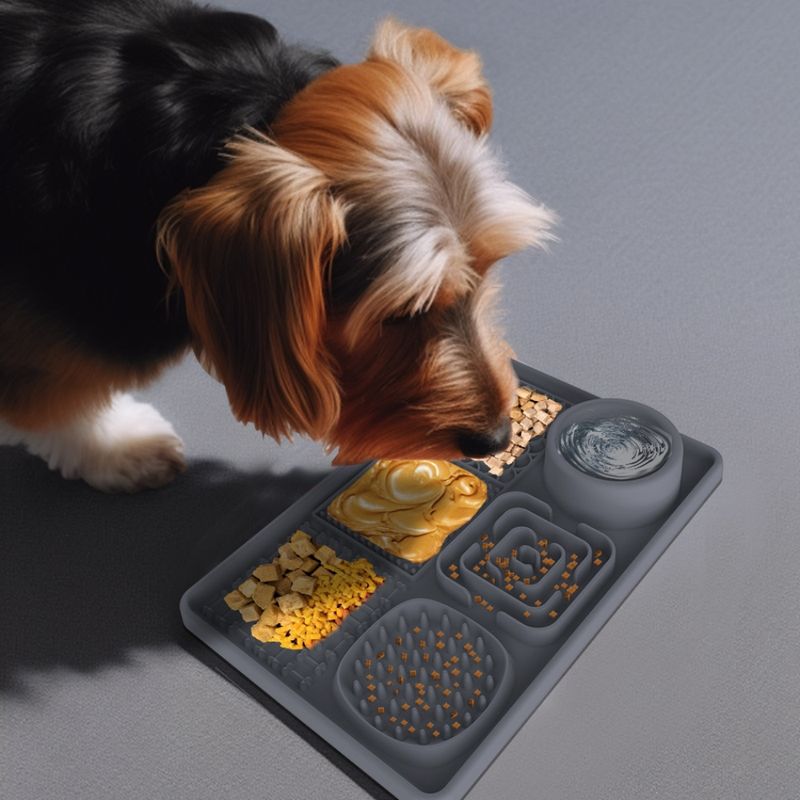 Zoomtopia Tapis Slow Food pour chiens et chats
